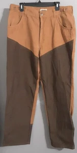Vintage SafTBak Double Knee Brush Guard Outdoor Hunting Pants.USA Made.sz 38x32L - Picture 1 of 8