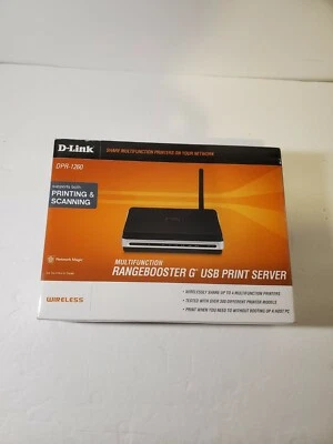 D-Link DPR-1260 Multifunction Rangebooster G USB Print Server NEW- NO POWER CORD - Image 1 of 4