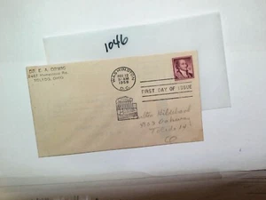 U. S. FDC - 1046 - John Jay - no cachet - comb. shopping! - Picture 1 of 1
