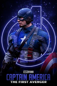 Marvel Captain America The First Avenger Metal Poster Chris Evens 7x11 12x18 C5 - Picture 1 of 1