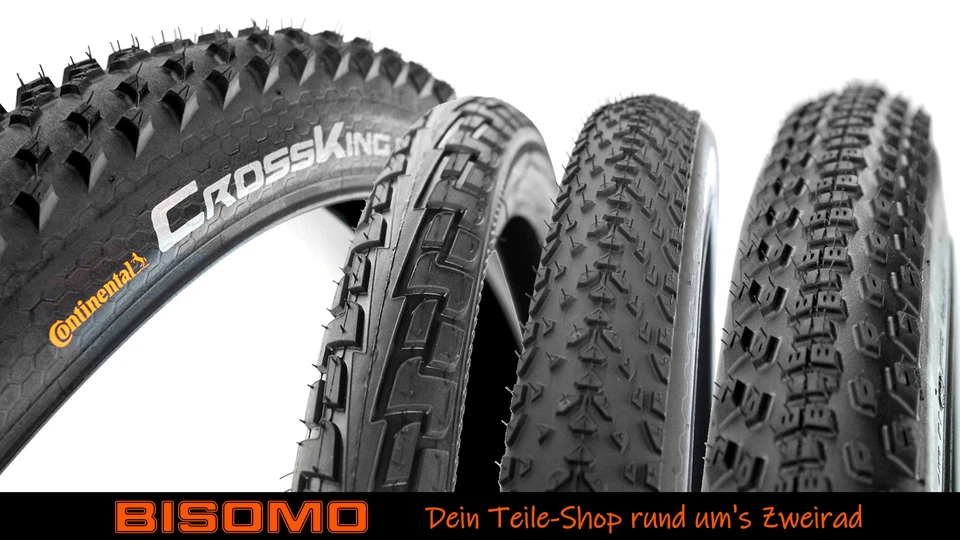 Fahrradreifen Drahtreifen Continental 26 28 29 Zoll Pannenreifen E-Bike - 50km/h - Bild 1 von 1