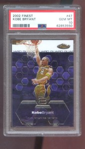 2002-03 Topps Finest 47 Kobe Bryant PSA 10 Graded Basketball Card NBA 02-03 2003