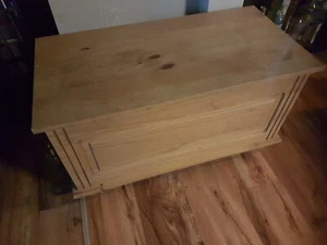 holztruhe mit deckel groß 101,175kubik dm - Bild 1 von 3