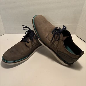 Rockport Uomo 10.5 Adiprene By Adidas Oxford Impermeabili Grigio Marrone Stringate - Foto 1 di 16