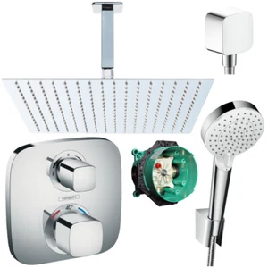 Inkl. THERMOSTAT✅ Unterputz Duscharmatur, Set mit Hansgrohe Ecostat E und Ibox - Bild 1 von 7