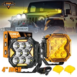 AUXBEAM 2X 4" pulgadas LED luces de trabajo punto DRL señal de giro para 04-12 Chevy Colorado - Imagen 1 de 12