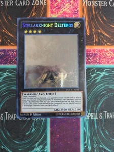 Yu-Gi-Oh! Stellarknight Delteros DUEA-EN053 1a Edición Fantasma Raro Casi Nuevo - Imagen 1 de 6