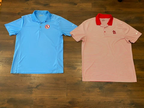 Nike St. Louis Cardinals Golf Polo Lot Large Cover