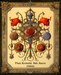 Eclectic 8x10 Line Art Prints Manuscript-Inspired Diverse Themes  72833610 - Picture 1 of 1