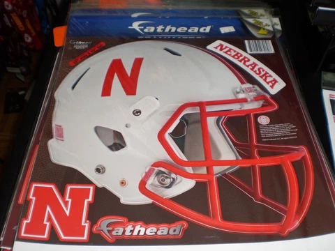 Fat Head TeamMates  Nebraska Huskers Helmet   10 X 11  FREE SHIPPING Cover
