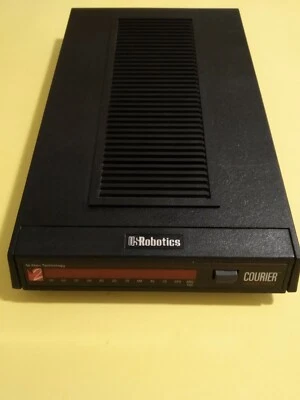 Vintage USRobotics Courier Business Modem - Fax / Modem - External 1997 Ireland - Image 1 of 4