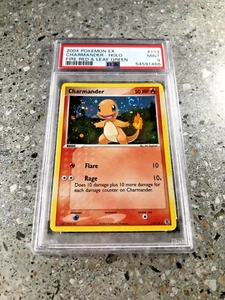Pokemon TCG Charmander 113/112 Fire Red Leaf Green FRLG Secret Rare PSA 9 MINT - Picture 1 of 6