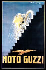 Moto Guzzi poster 1923 racing Circuito del Lario motorcycle photo photograph