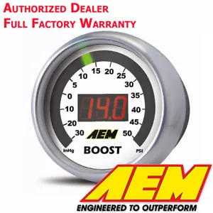 NEW AEM 30-4406 Universal Digital Display Turbo Boost Gauge 30 to 35 PSI Display - Picture 1 of 2