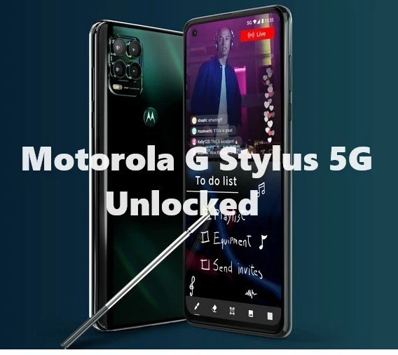 Motorola Moto G Stylus 5G 128GB  Green XT2131-1 Factory Unlocked Smartphone - Image 1 of 1