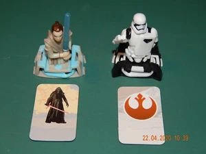 KINDER JOY EGG STAR WARS THE FORCE AWAKENS REY UND STORMTROOPER SPIELZEUG SET 2 NEU - Bild 1 von 5