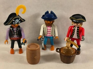 sympa trio de pirate playmobil ( corsaire , bateau ) 1816 - Imagen 1 de 1
