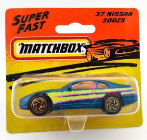 1996 MATCHBOX SUPERFAST # 37 - NISSAN 300 ZX ROAD CAR MINT SEALED ON CARD - Picture 1 of 1