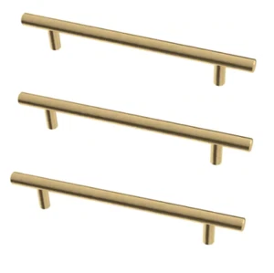 3 PACK Liberty 160mm Center-to-Center Champagne Bronze Bar Drawer Pull NO SCREWS - Picture 1 of 1