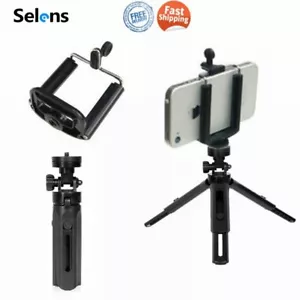 Selens Mini Tabletop Tripod Monopod Handle Stabilizer Phone Clip Video Vlog - Picture 1 of 12