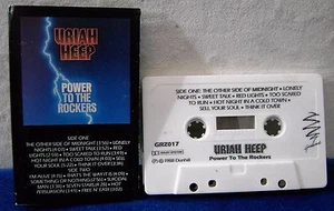 Uriah Heep Power To The Rockers 15 track 1987 CASSETTE TAPE - Picture 1 of 2