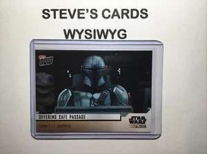 2020 TOPPS NOW STAR WARS MANDALORIAN SEASON 2 #6 Offering Safe Passage - Picture 1 of 3