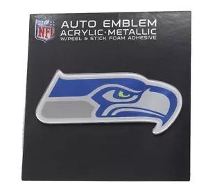 Seattle Seahawks Logo Full Color Acryllic Automotive Car Truck Emblem - Bild 1 von 1