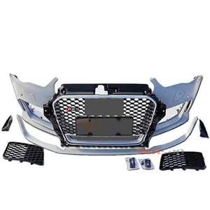 For Audi A3/S3 8V RS3 Style Front Bumper kit Quattro grill 2014-2016 include Lip - Picture 1 of 4
