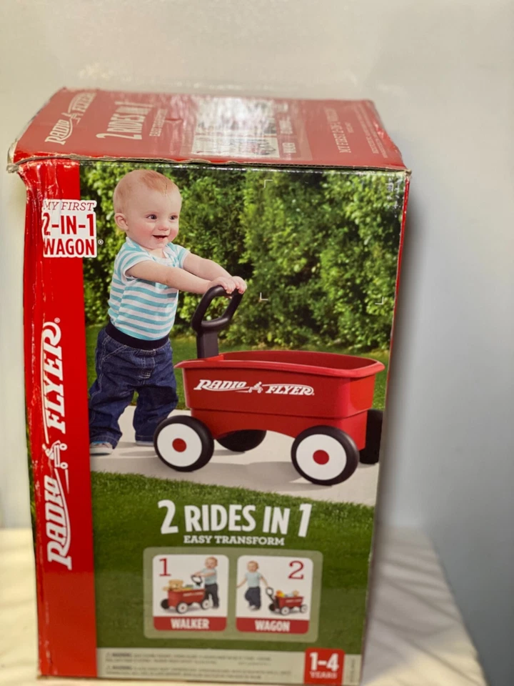 Radio Flyer My 1st 2-in-1 (607X) Wagon Ride - Red