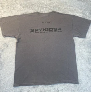 Spy Kids 4 Movie Tshirt Large Gray Crew Members Edition Rare - Bild 1 von 8