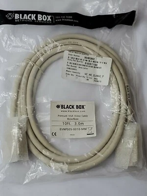 Cable de video VGA premium Black Box macho a macho - 10 pies Foto 1 de 3