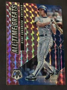 2021 Panini Mosaic - All-Time Greats Mosaic Pink Camo #ATG6 Ryne Sandberg - Picture 1 of 2