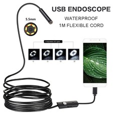 Telecamera con tubo di ispezione endoscopio USB da 5.5 mm per mobile Android 1M