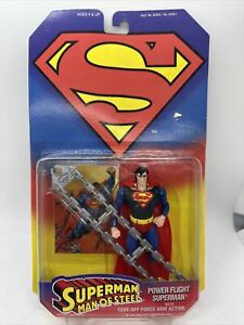 Kenner - 1995 - DC - SUPERMAN MAN OF STEEL NEW! Action Figure Power Flight Hero