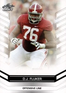 2013 Leaf Draft #86 - D.J. Fluker - Alabama Crimson Tide 13-088.1 - Picture 1 of 2