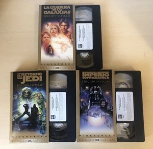 LOTE VHS Trilogía STAR WARS Guerra de las Galaxias en Español Edición Especial - Imagen 1 de 9