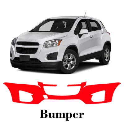 Película de protección de pintura PPF precortada para parachoques delantero para Chevrolet Trax 2015-2016 Foto 1 de 4