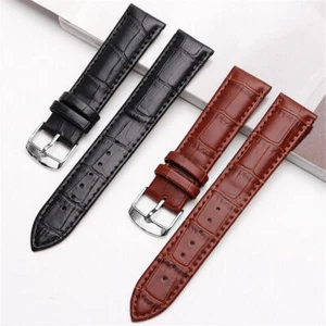 Band Strap Leather For Samsung Galaxy Watch 5 4 3 41/45/42/46mm Active2 40/44 S3 - Picture 1 of 14