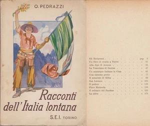 Orazio Pedrazzi - Racconti dell'Italia lontana (autografo) - 1940 - Foto 1 di 1