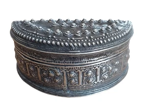 Silber Betel Kalkdose Burma Shan Burma silver box Burma Siam Asia - Bild 1 von 23