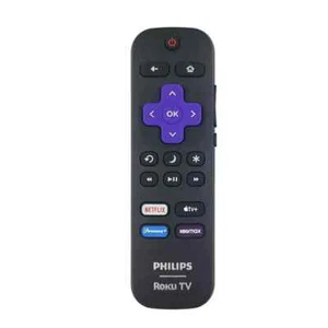 Original Philips Roku Remote 3026000068 W/NETFLIX Apple+ Paramount HBOmax New - Picture 1 of 3