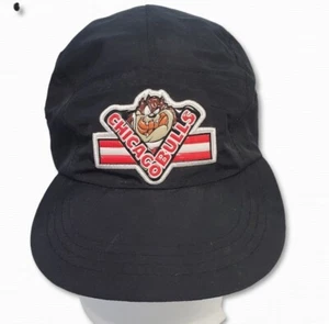 1998 Looney Tunes Chicago Bulls NBA Youth Kids Boys Black Nylon Hat - Picture 1 of 7