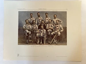 Lot 36 Each Maple Leaf Baseball Club Baseball Team Photo Harper’s Weekly Reprint - Picture 1 of 24