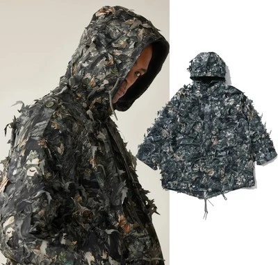 A BATHING APE Men's TREE EDGE CAMO LASER CUT M-51 JACKET 1L80140303 - Image 1 of 4