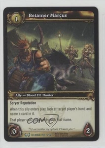 2010 World of Warcraft TCG: Archives Reprint Foil Retainer Marcus (Illidan) b7o - Picture 1 of 3