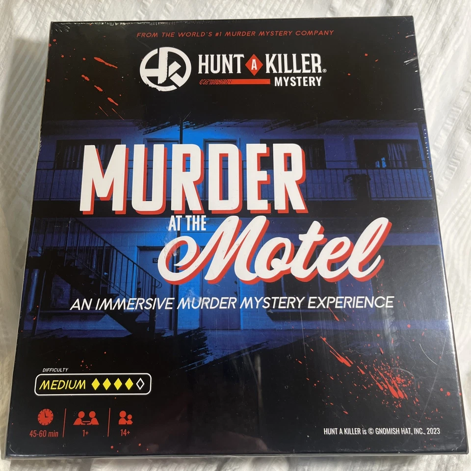 Hunt A Killer Murder at The Motel Immersive Mystery Immersive Game New Sealed - Image 1 of 4