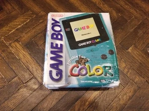 Game Boy Color Gameboy Teal, solo scatola, manuali e inserti - Foto 1 di 7
