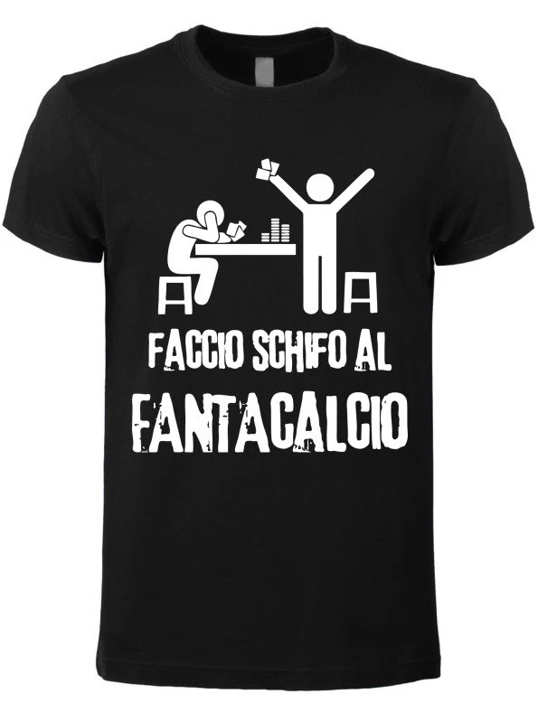 T-shirt Fantacalcio 100%co Disponibile dalla S alla XXL - Immagine 1 di 1