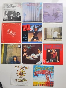  1980's UK Vinyl 7" JOBLOT Bundle Bands & Pop  Collection VG+ 11 singles - Picture 1 of 12