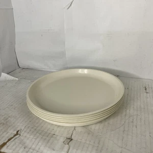 Lot of 5 Vintage Le Menu Plates High Heat Melamine Microwavable 7 3/4" Diameter - Picture 1 of 7